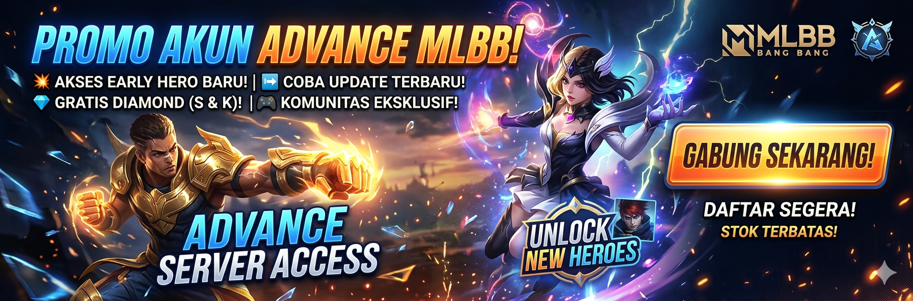 Promo Akun Advance MLBB
